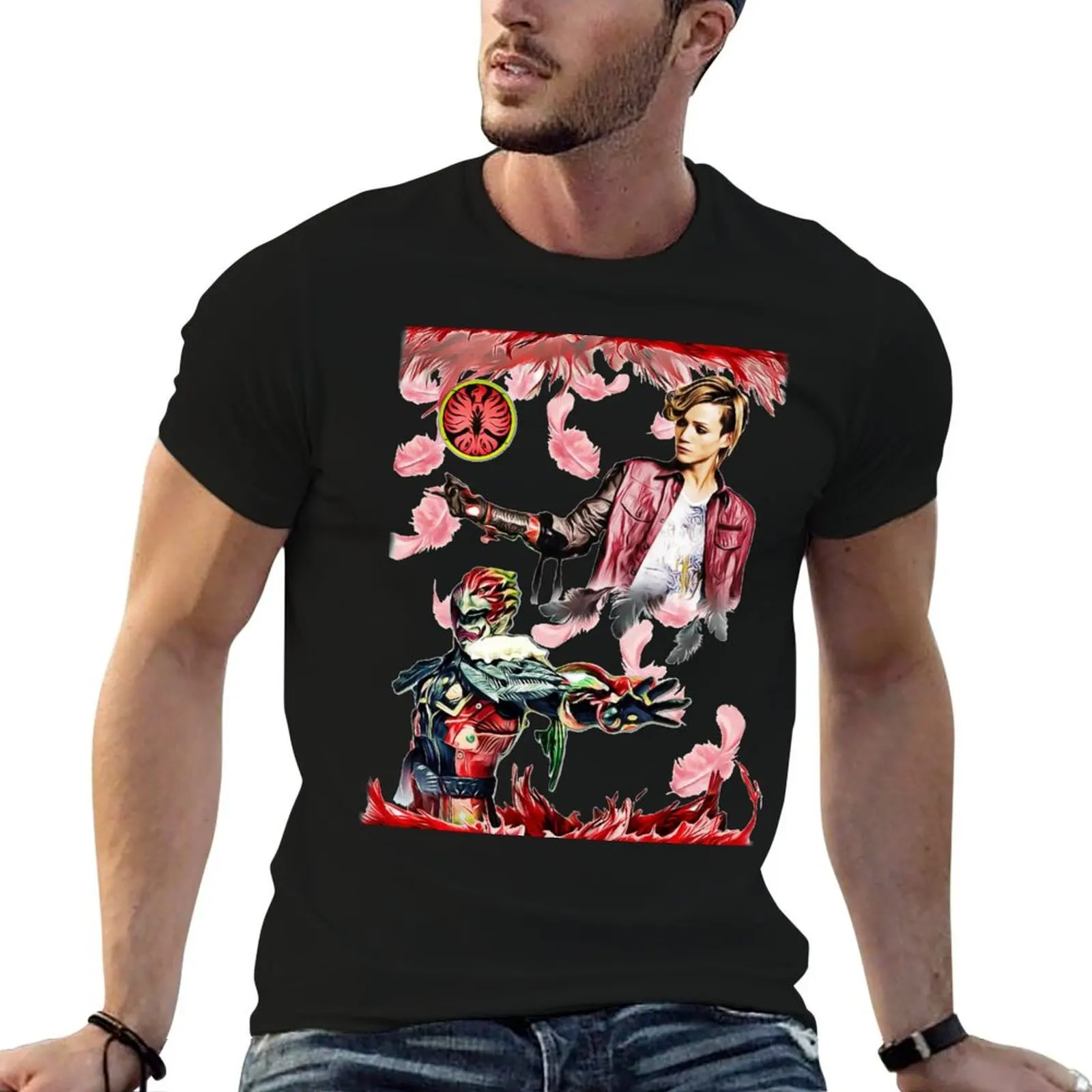 Kamen Rider Ankh Side-by-Side (style #2) T-Shirt designer shirts vintage anime shirt mens funny t shirts