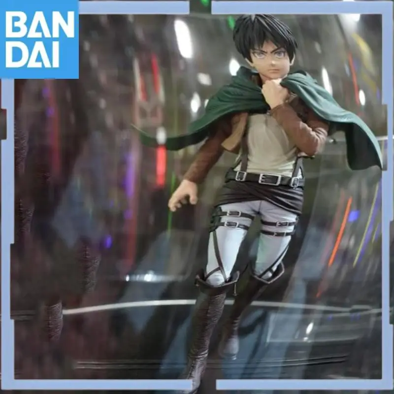 

100% Original Bandai Namco Banpresto Attack On Titan Eren Jaeger Grandista Pvc Figure Model Toy Gift Collector Desktop Ornament