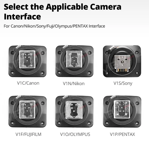 Imagen 2 del producto Godox Speedlite V1 V1C V1N V1S V1F V1O V1P Flash zapata reemplazar accesorios