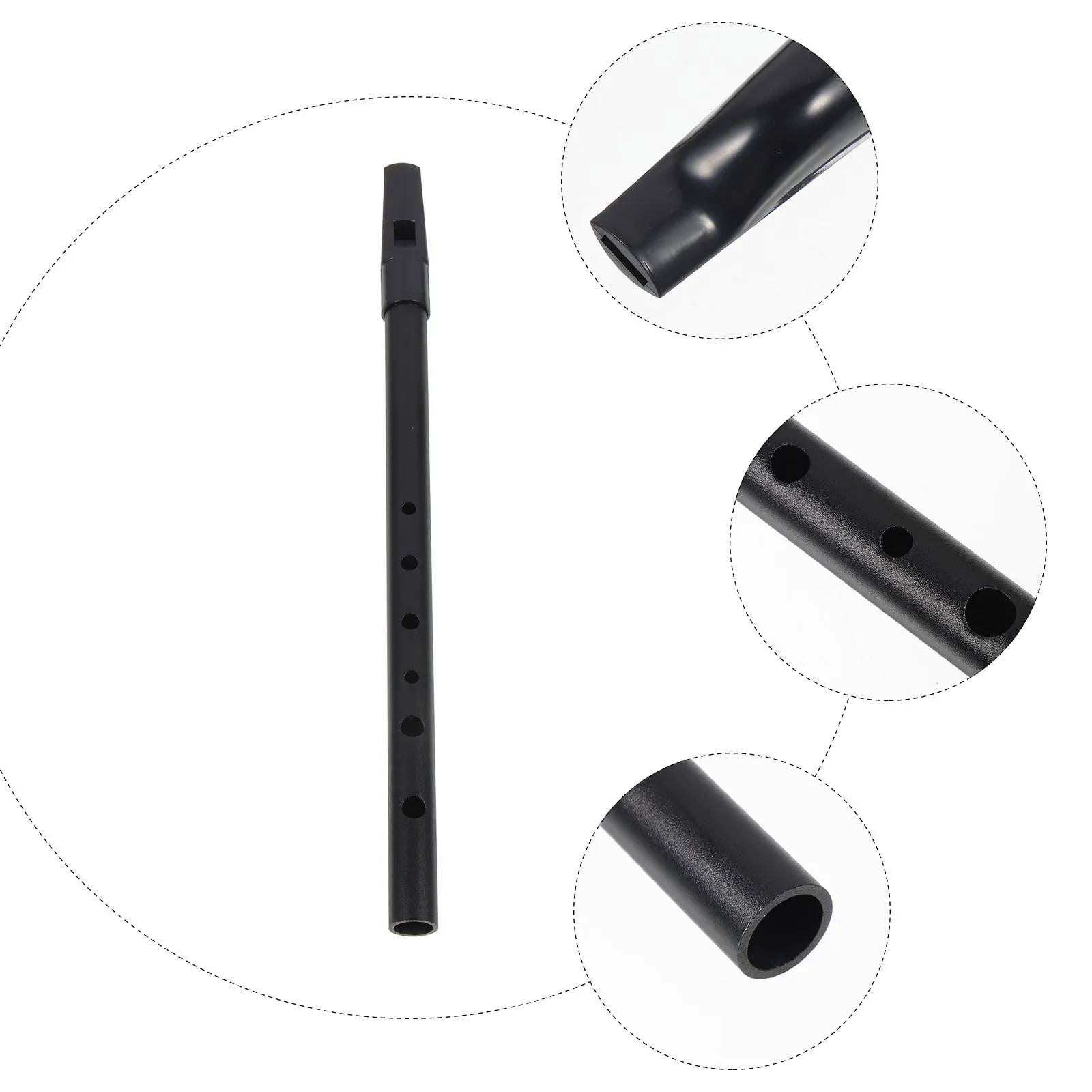 

1pc Resin Recorder Flute Instrument Portable Kids Beginners Music Toy Wind Tin Whistle Design High Pitch Clarinet Sound