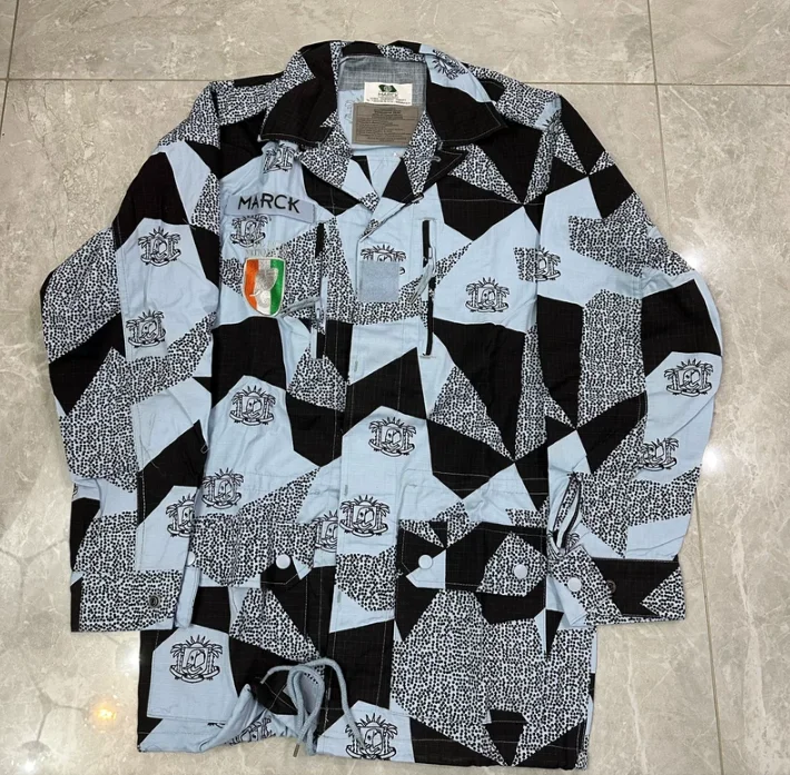 

Côte d'Ivoire Camouflage Uniform Man Spring Suit Include Jacket Pant