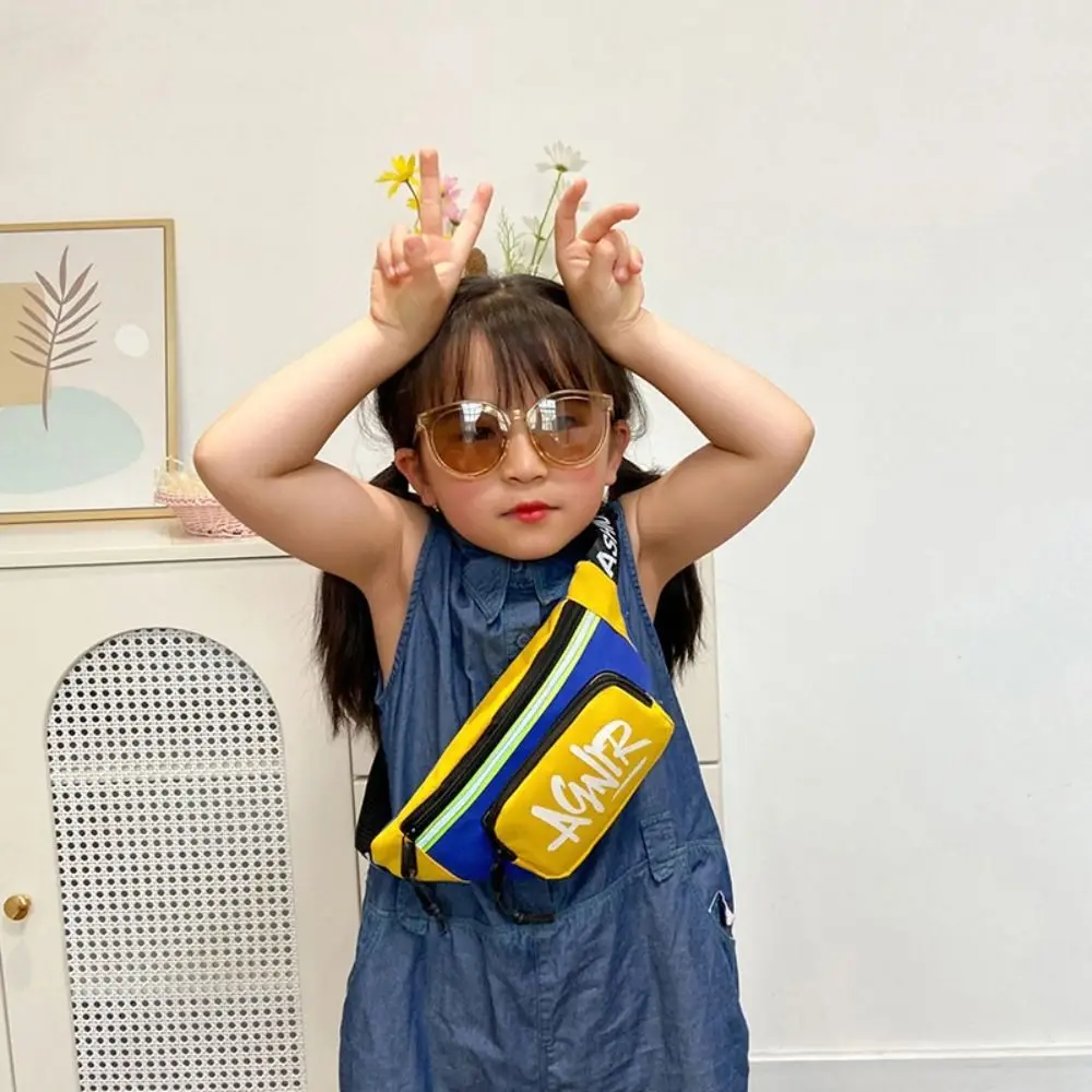 New Oxford Mini Waist Bag Cute Letter Fanny Pack Crossbody Bag Boys Fanny Pack Belt Bag Banana Bag