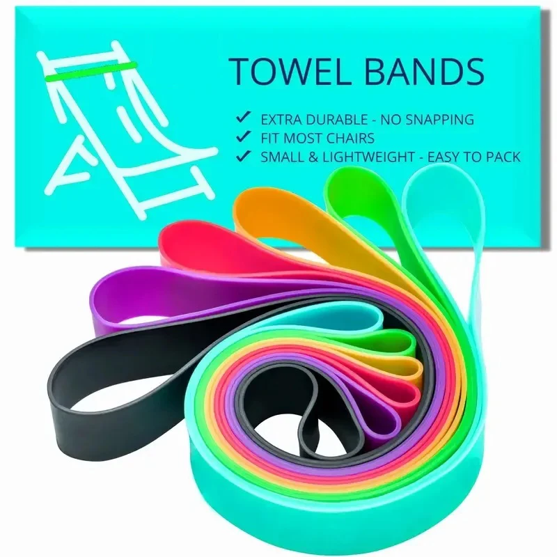 200PCS 300*10MM O-Band Silicone Bands Assorted Color Elastic Rubber Bands for Books Office File Silicone Beach Chair Towel Bands