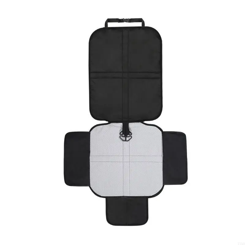 

Car Protector for Child Car Non-Slip Car Protector for Leather Seats with Storgae Pockets Baby Pad 72XB