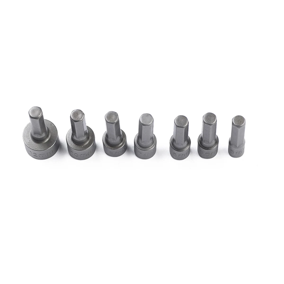 

14 pcs Hex Bit Sockets 5-12Mm Strong Impact Driver Adapter Drill Screwdriver Bits Set Non Magnetic Chrome Vanadium Steel Repair