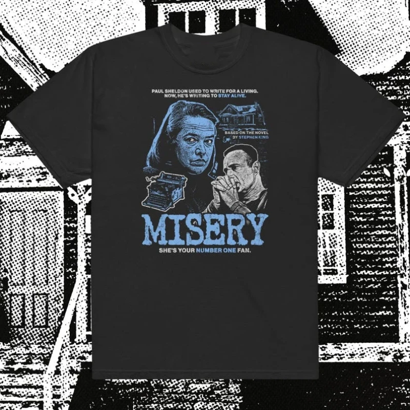 Men's and women's T-shirts, tragic movie T-shirts, 1990 classic horror movie T-shirts
