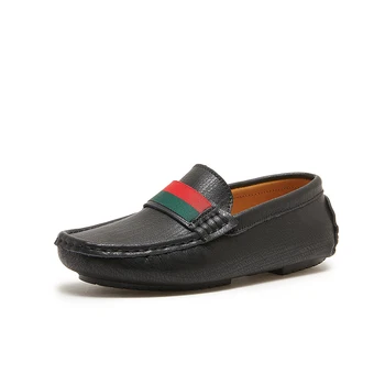 Scarpe in pelle per bambini caldi ragazzi ragazze mocassini per bambini Slip-on School Flats Sneakers Casual Performance occasioni formali scarpe da festa
