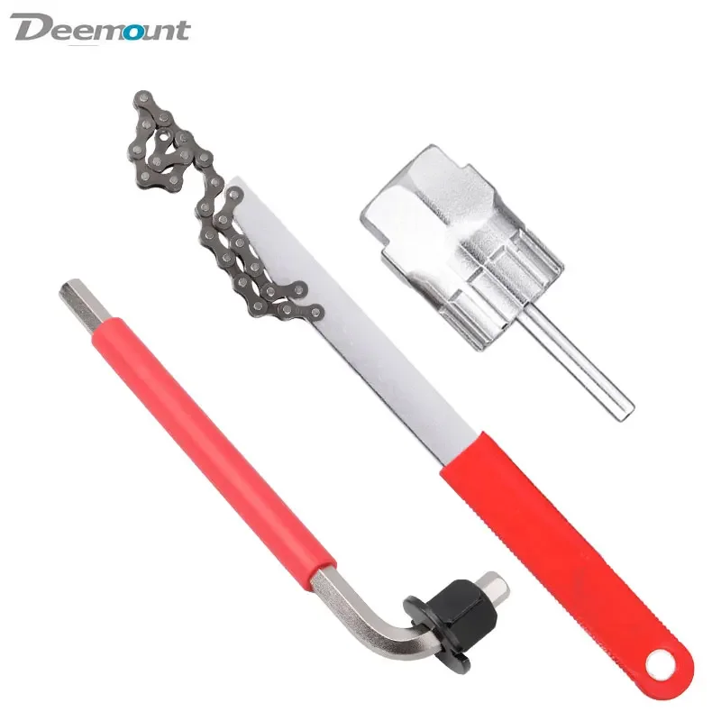 

Наборы инструментов для обслуживания Deemount, велосипедный механизм свободного хода, кассета, звездочка, гаечный ключ, ручной ключ, цепной хлыст, экструлятор звездочки