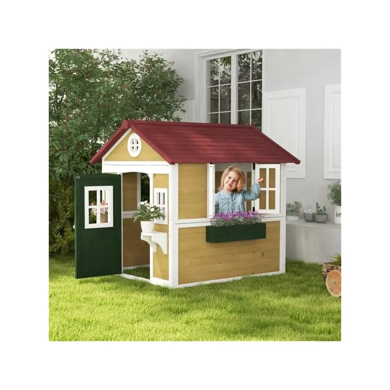 

Игровой домик для детей — идеальное развлечение в помещении и на открытом воздухе, безопасный и прочный дизайн, простая сборка, отлично подходит для игр и семьи