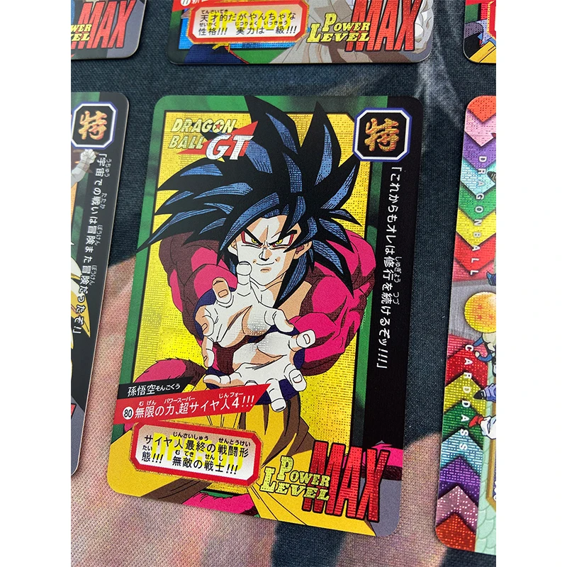 New Dragon Ball Son Goku Piccolo Yamcha Bulma Fierce Fighting Homemade Flash Cards Game Collection Birthday Christmas Gifts