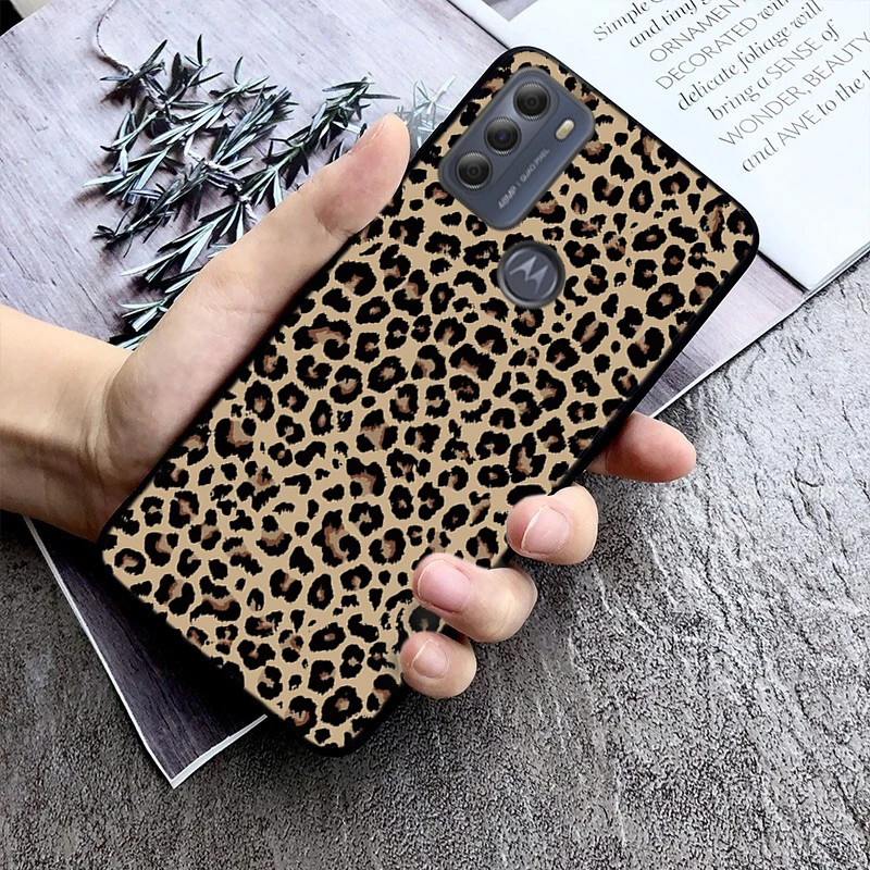 Animal Leopard Cheetah Print Phone Case For Moto G84 G23 G24 G31 G32 G41 G51 G52 G53 G54 G71 G82 G42 G62 G200 G Play G Stylus