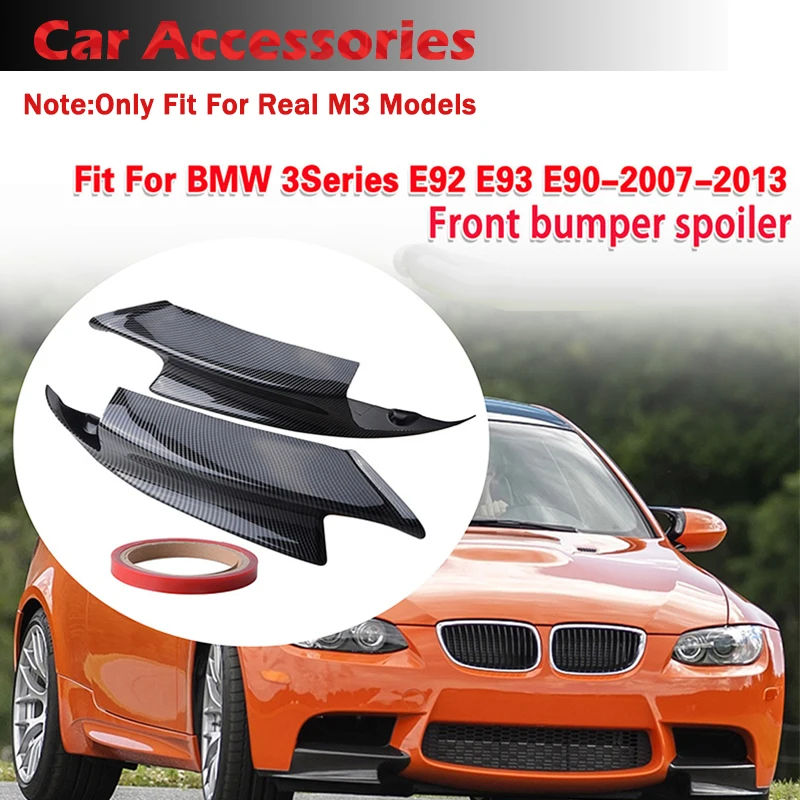 

Car Front Bumper Lip Kit Spoiler Racing Splitter Guide Plate Fit For BMW 3Series E92 E93 M3 2007-2013 Car Modified Styling Parts