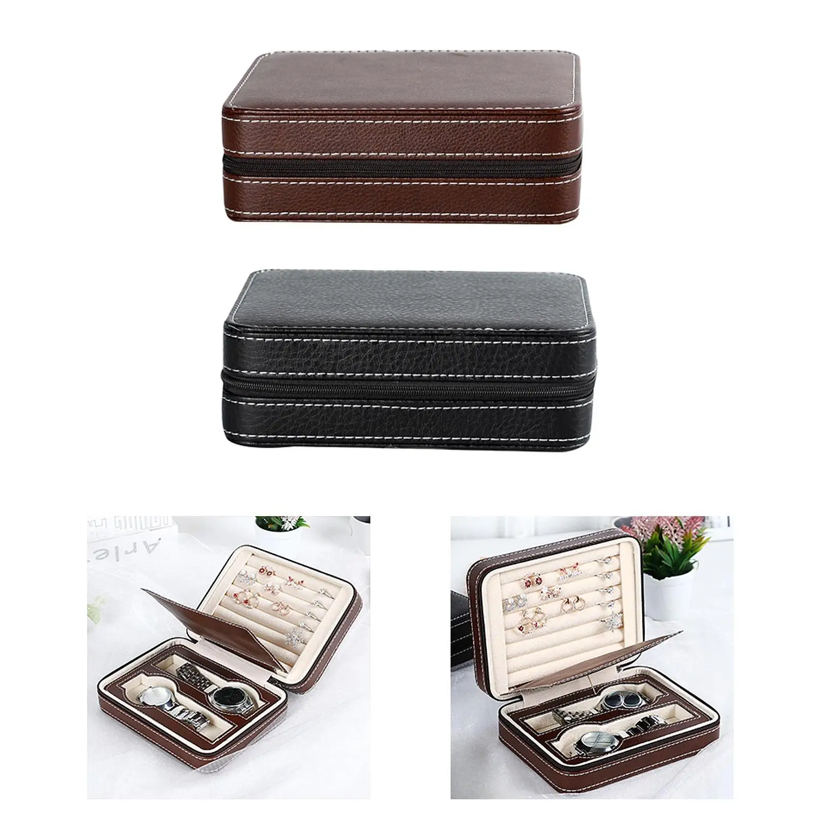 

Портативный дорожный футляр для украшений: колье, сережек, колец