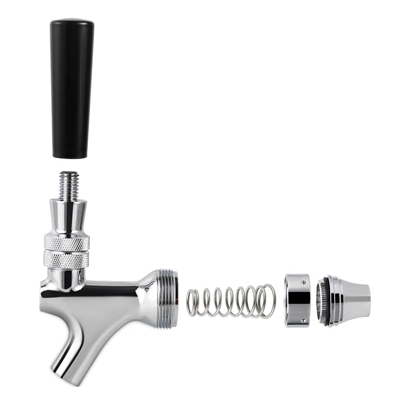 New Corny Keg Disconnect Beer Tap Adapter Snap Faucet Adapter With Spring Beer Faucet To Ball Lock Pin Lock