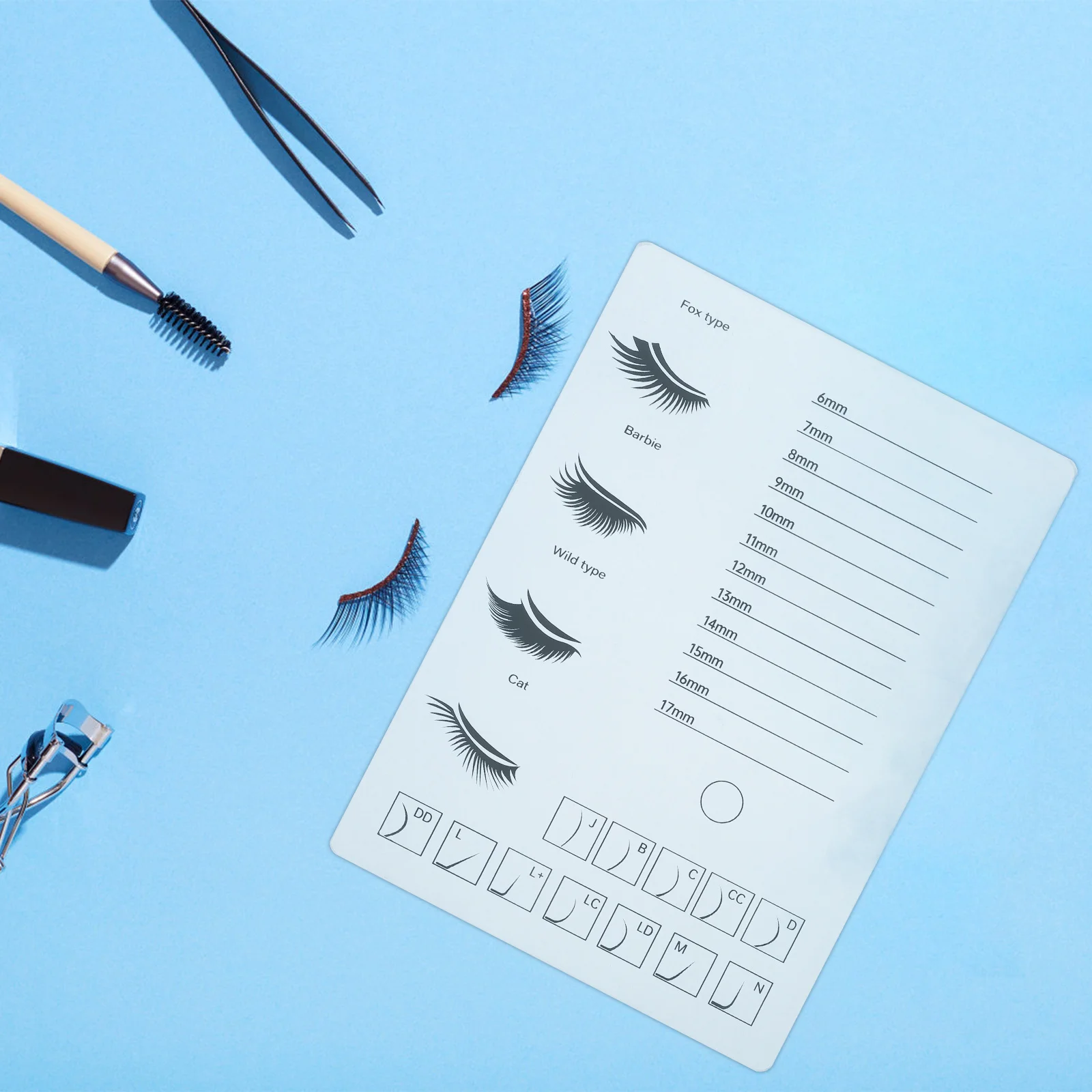 

Enhanced Acrylic Lash Organizer for Techs Stable Eyelash Extension Tiles Holder Clear Display Tray Waste Reducing Design