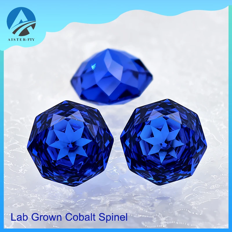

Rose Cut Shape Blue Lab Grown Cobalt Spinel Octagon Excellent Cutting Loose Gemstone Diamond for Jewelry Making Earing Making