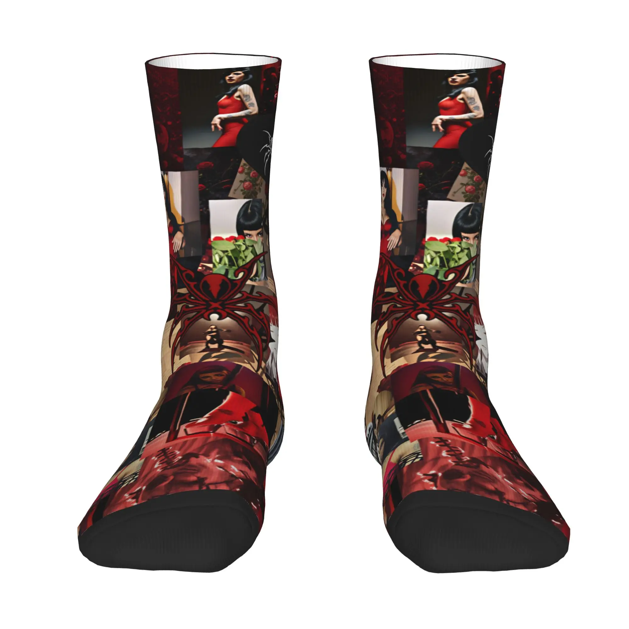Kawaii C-Cazzus Socks Women Men Warm 3D Printing Argentine Rapper Sports Football Socks