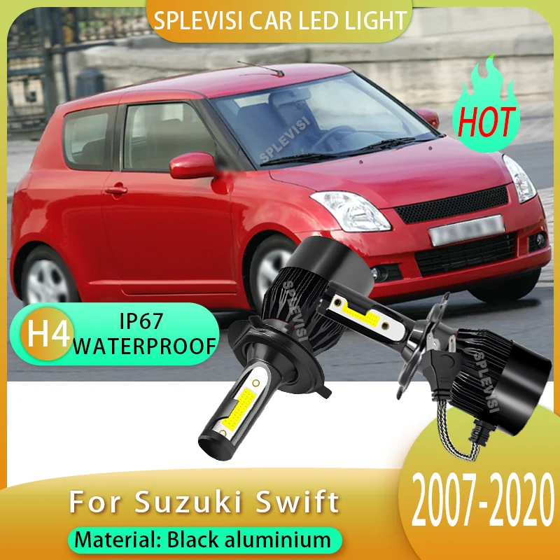 LED Bulbs Vibration Resistant Automotive Headlight Hi Lo For Suzuki Swift 2007-2011 2012 2013 2014 2015 2016 2017 2018 2019 2020