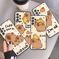 Capybara Cute Phone Case for Samsung Galaxy Note 20 Ultra 9 10 Plus S10 S9 S8 Plus S7 TPU Silicone Cover