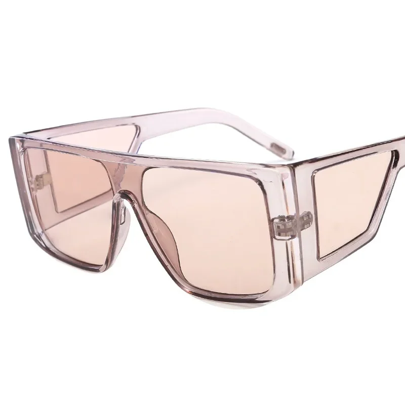 남녀공용 오버사이즈 선글라스, 사각 선글라스, 빈티지 안경, 럭셔리 오큘러스 드 솔, 여성