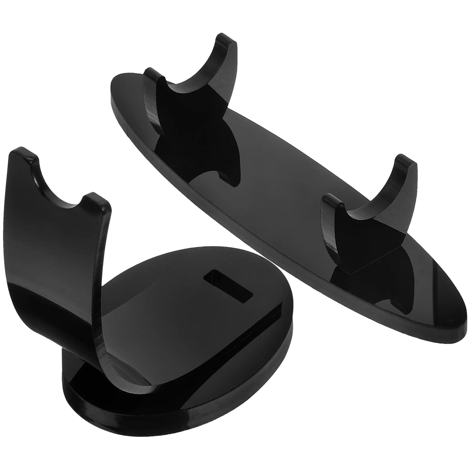 

2pcs Pen Display Holder Makeup Brush Stand Storage Rack Eyebrow Pencil Travel Acrylic Pen Holder Desk Organizer