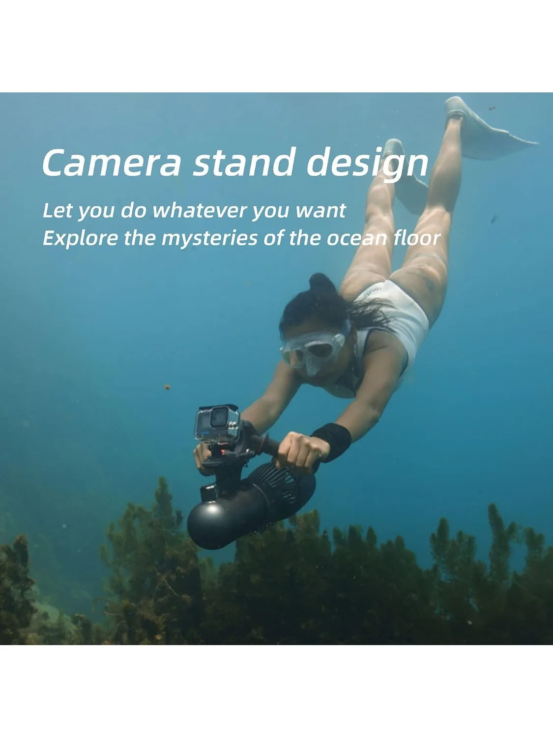 카몰렉 전기 수중 스쿠터 700W SUP 패들 보드 수영장 다이빙 스노클링 성인 어린이 CM7-1 Pro