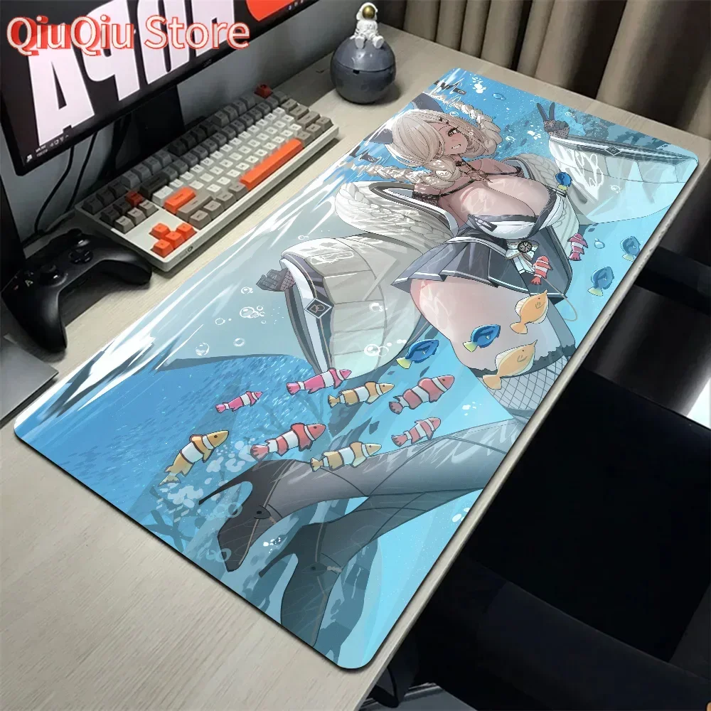 

Owari Azur Lane Mousepad Mouse MatDesk Mat With Pad Gaming Accessories Prime Gaming XXL