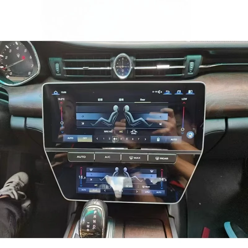 For Martha's Android Car-mounted Navigation Screen OLED Large Dashboard Intelligent Central Control Rearview Mirror CarPlay