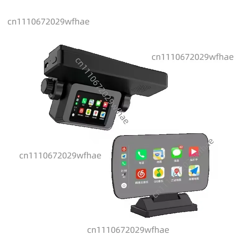 H6 Split-type HUD Head-up Display, Car OBD Navigation, Speed, Water Temperature, Tire Pressure, High-definition Projection
