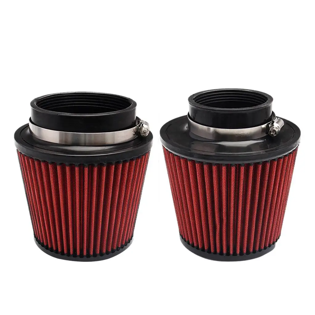 

Universal Round Air Filter Mushroom Head Air Breather for Car Truck SUV Red