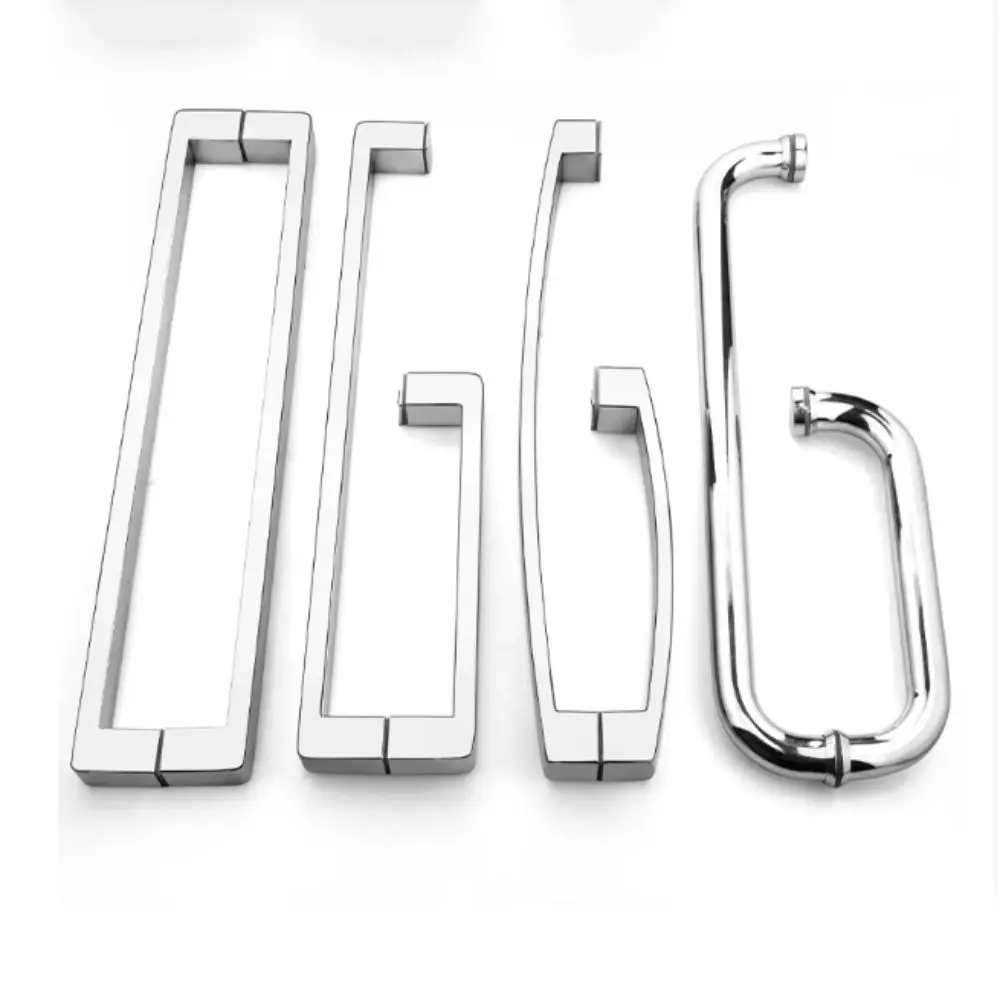 

Ручка для душевой кабины из нержавеющей стали 304, утолщенная конструкция, с медным сердечником, для стеклянных дверей, глянцевая черная отделка, премиум-класс, создающая атмосферу роскоши