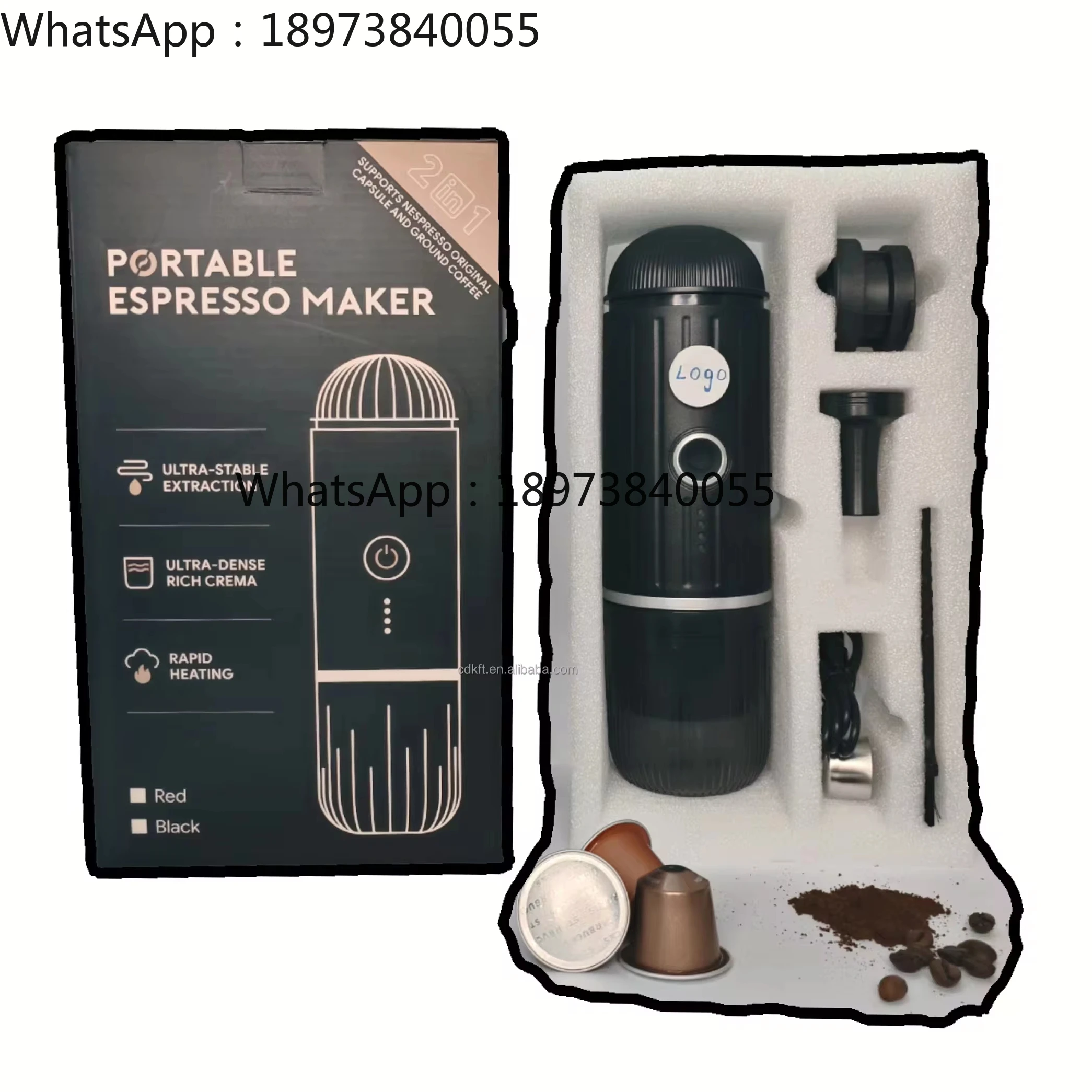 

Outdoor Portable Mini Electric Travel Coffee Maker Fully Automatic USB Espresso Coffee Machine