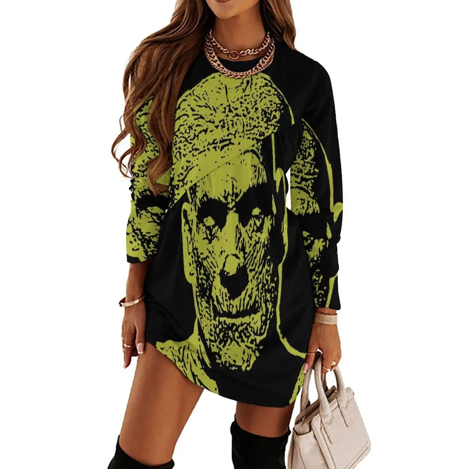 

The Mummy - Boris Karloff Long Sleeved Dress summer dresses ladies 2024 summer dress Clothing female