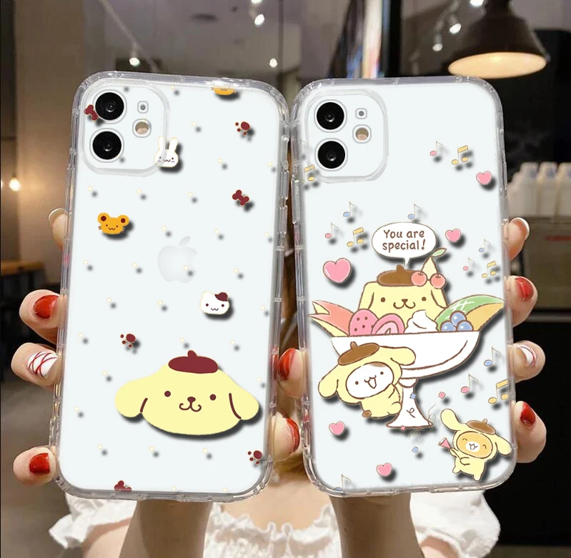 E4 Pom Pom Purin Soft Case for Moto G9 Powe One Pro E12 E22I E22 G52 G42 G32 G22 G23 Z2 Z Play P40 P30 Edge 30