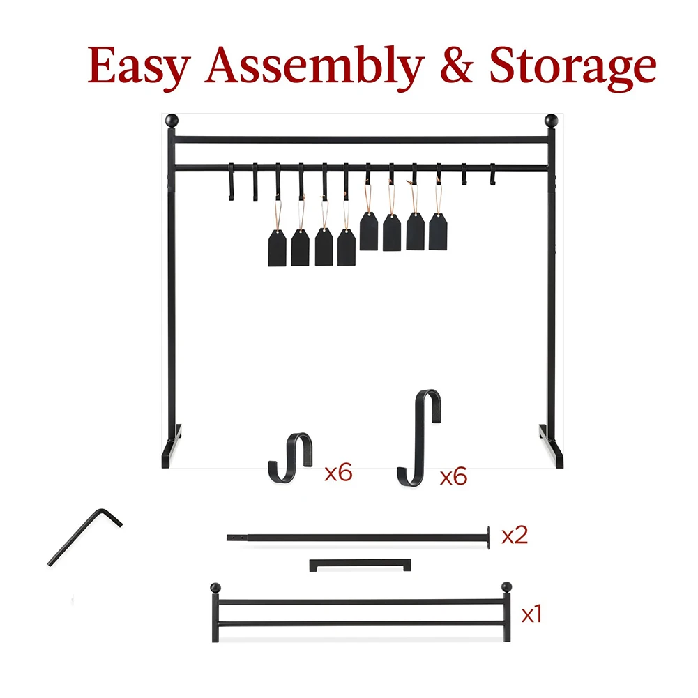 Heavy-Duty Freestanding Christmas Stocking Holder Stand With 12 Hooks Home Part Decorative Shelf Christmas Stocking Holder