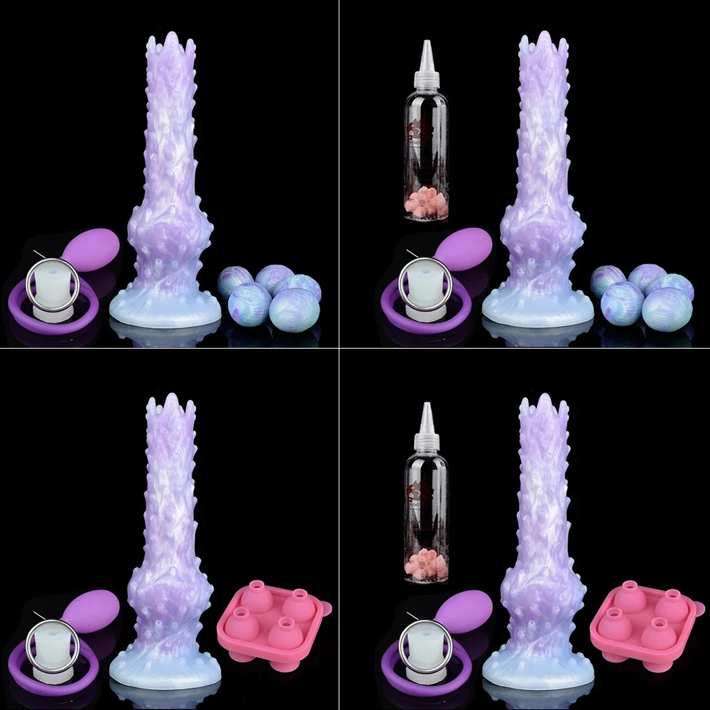 NSFU هوائي Ovipositor الكلب دسار مع لينة انتقادات لاذعة شرجية المكونات قضبان اصطناعية البظر الاستمناء ألعاب جنسية من السيلكون للمرأة الرجال مثلي الجنس