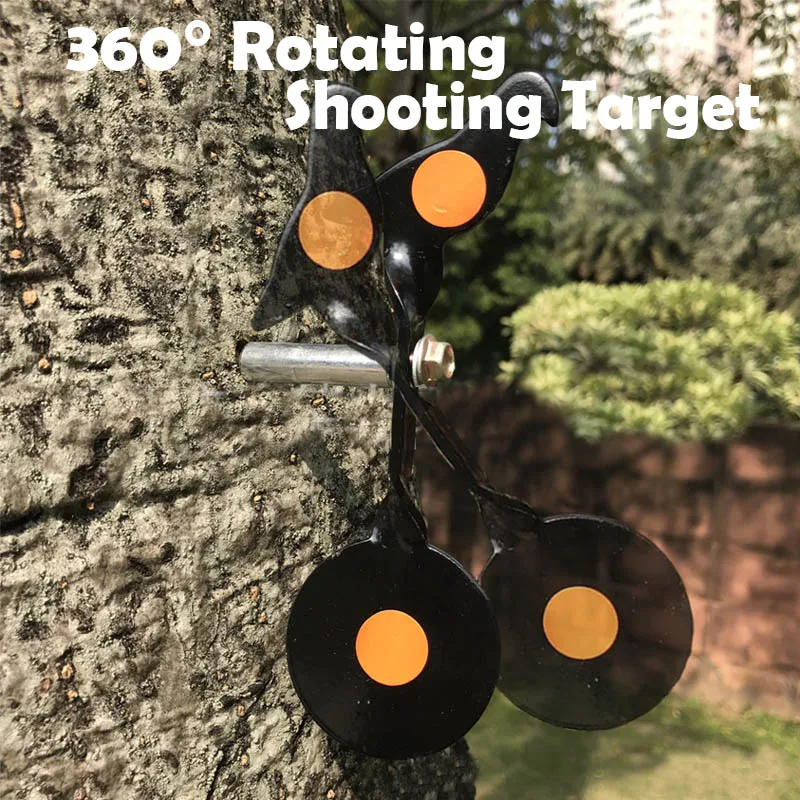 

Rotating Shooting Target Tactical Metal Bullseye For Hunting Airsoft Paintball Archery Bow Militar Aim Training