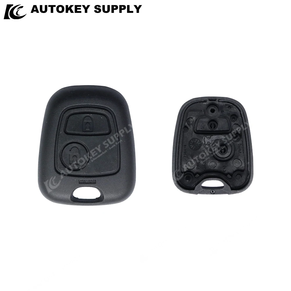 

AutokeySupply For C2 C3 C5 Xsara 2 Button Key Fob, (Head Only) AKCIS211