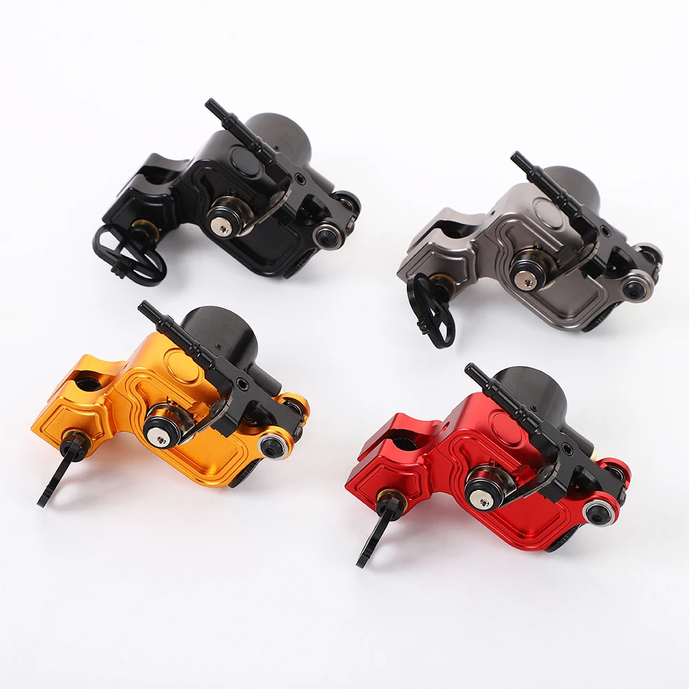 Rotary Tattoo Machine 12V/14000Rpm Adjustable Stroke 2.5-5mm Coreless Powerful Motor V6 Shrapnel tattoo Machine Gun