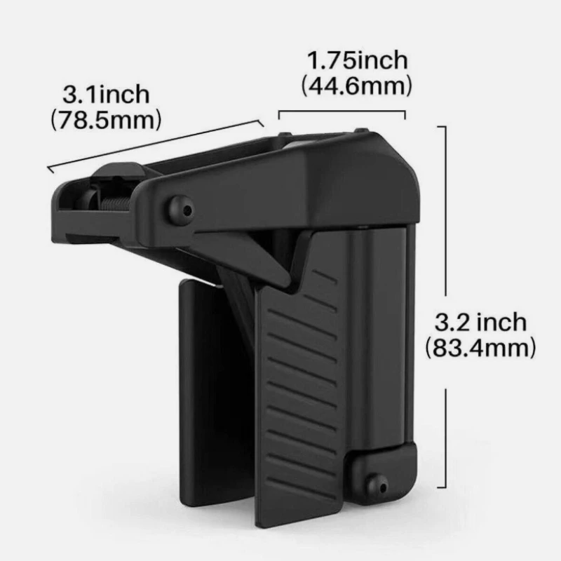 محمل ماج عالمي محمول خارجي مناسب لجرافة المجلات متعددة الأغراض مقاس 9 مم 45ACP عبر الحدود