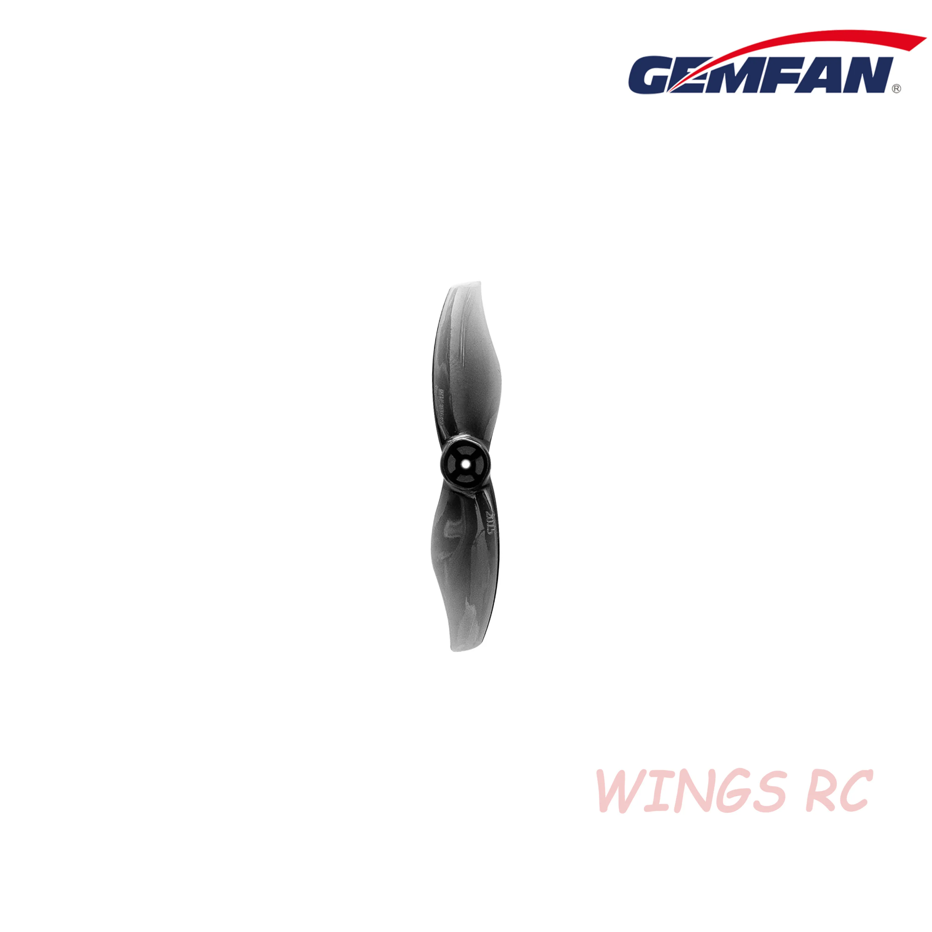 GEMFAN-hélice de 2 aspas para Dron teledirigido FPV Freestyle, 24 piezas/12 pares, 2x1,5, 2015mm/1,0mm, 2 pulgadas
