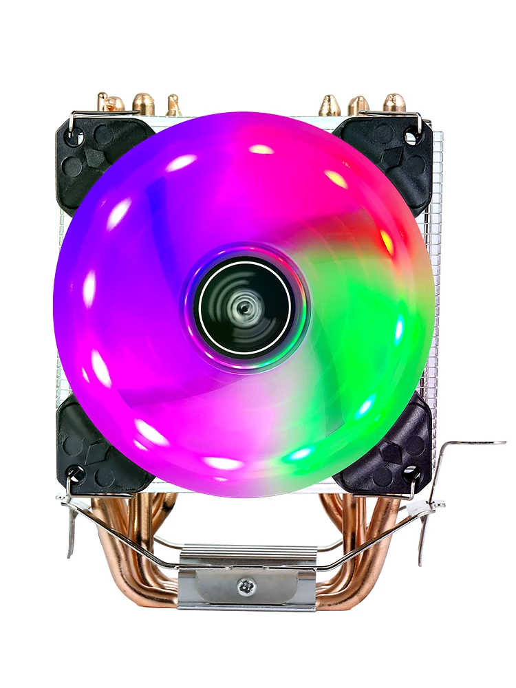 Chłodnica procesora PC z 2/4/6 rurkami cieplnymi, wentylator 90mm, 4Pin/PWM, chłodzenie powietrzem, kompatybilność z LGA115x 1200 1700 2011 X79 X99 2066 AMD AM3 AM4 AM5 — zdjęcie produktu 7