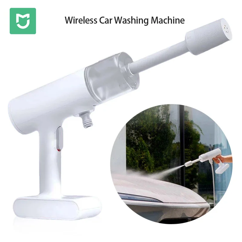 

Mijia Electric Car Washer Gun 2.4MPA High Pressure Cleaner Foam Nozzle For Auto Cleaning Care Cordless Protable Car Wash Spray