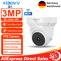 XIAOVV 6MP 2K Smart Mini WiFi IP Camera Indoor Home Security AI Human Detect Baby Monitor CCTV Surveillance Camera Auto Tracking
