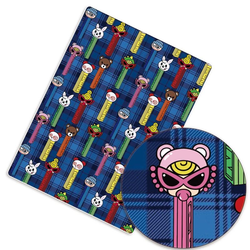 Cartoon hot DIY hand sewn patchwork quilted baby dress home piece 140cm printed cute sewn children's fabric