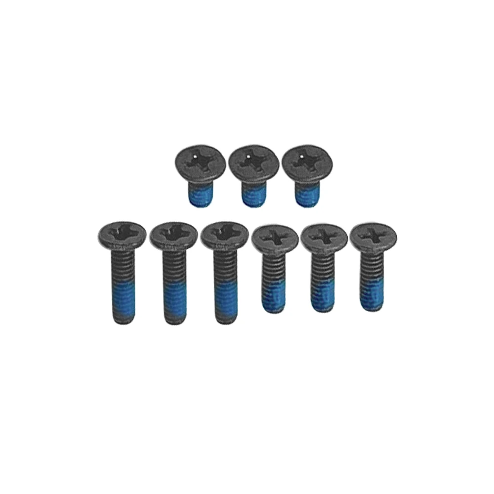 9 peças para lenovo 14e chromebook 81mh, 14w 81mq, chromebook S345-14AST 81wx laptop base inferior capa parafusos preto