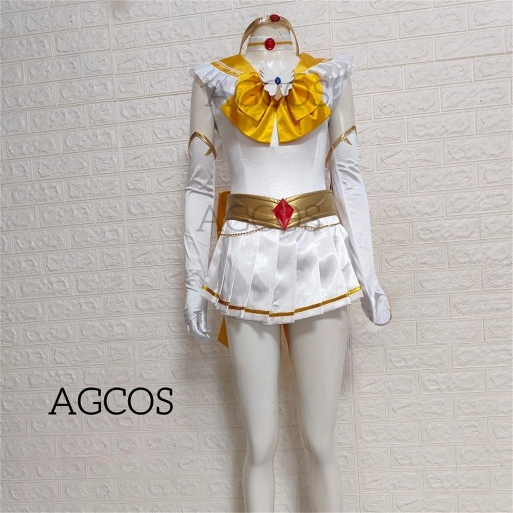 AGCOS Custom Size Sailor Moon Cosplay Costume Christmas Roleplay Uniforms Dress Customized Clothes Anime Cosplay