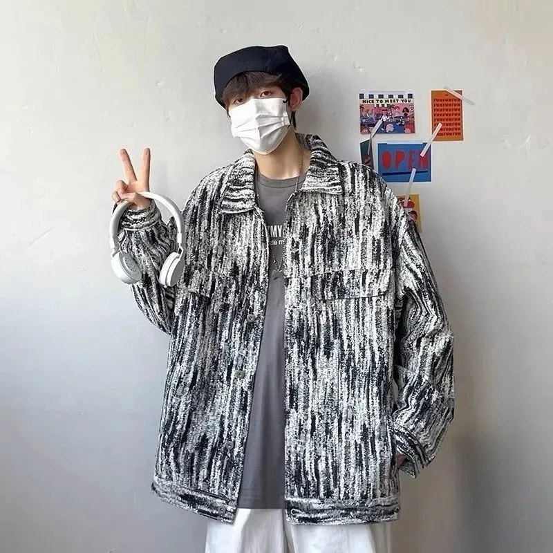 

Хлопковое ковбойское пальто с лацканами для мужчин, повседневное роскошное низкое качество, высокое качество ткани, винтажные японские ретро оригинальные джинсовые куртки для мужчин