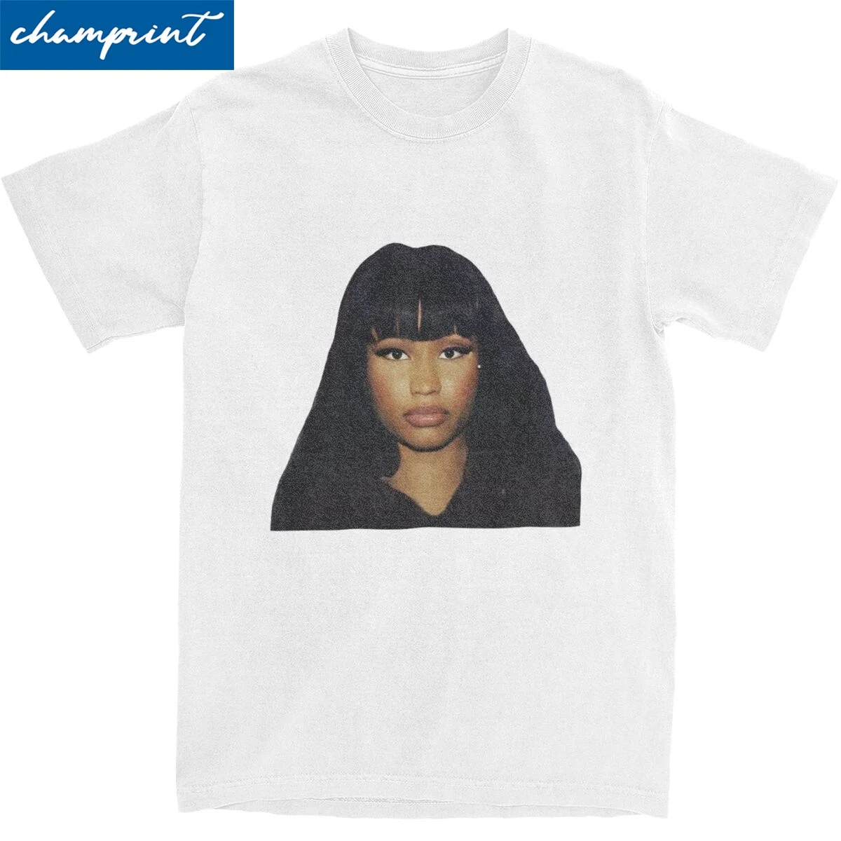 Rapper Nicki Minaj T Shirt for Men Women 100% Cotton Novelty T-Shirt Round Neck Hip Hop Tee Shirt Short Sleeve Clothes Plus Size