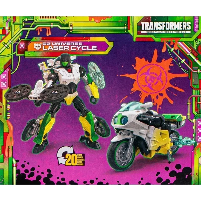 Hasbro Transformers Legacy Evolution G2 Universe Laser Cycle 12Cm Deluxe Class Original Action Figure ของเล่นของขวัญคอลเลกชัน